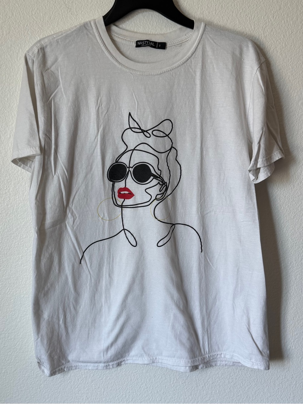 Nasty Gal Woman Self Portrait Graphic Tee